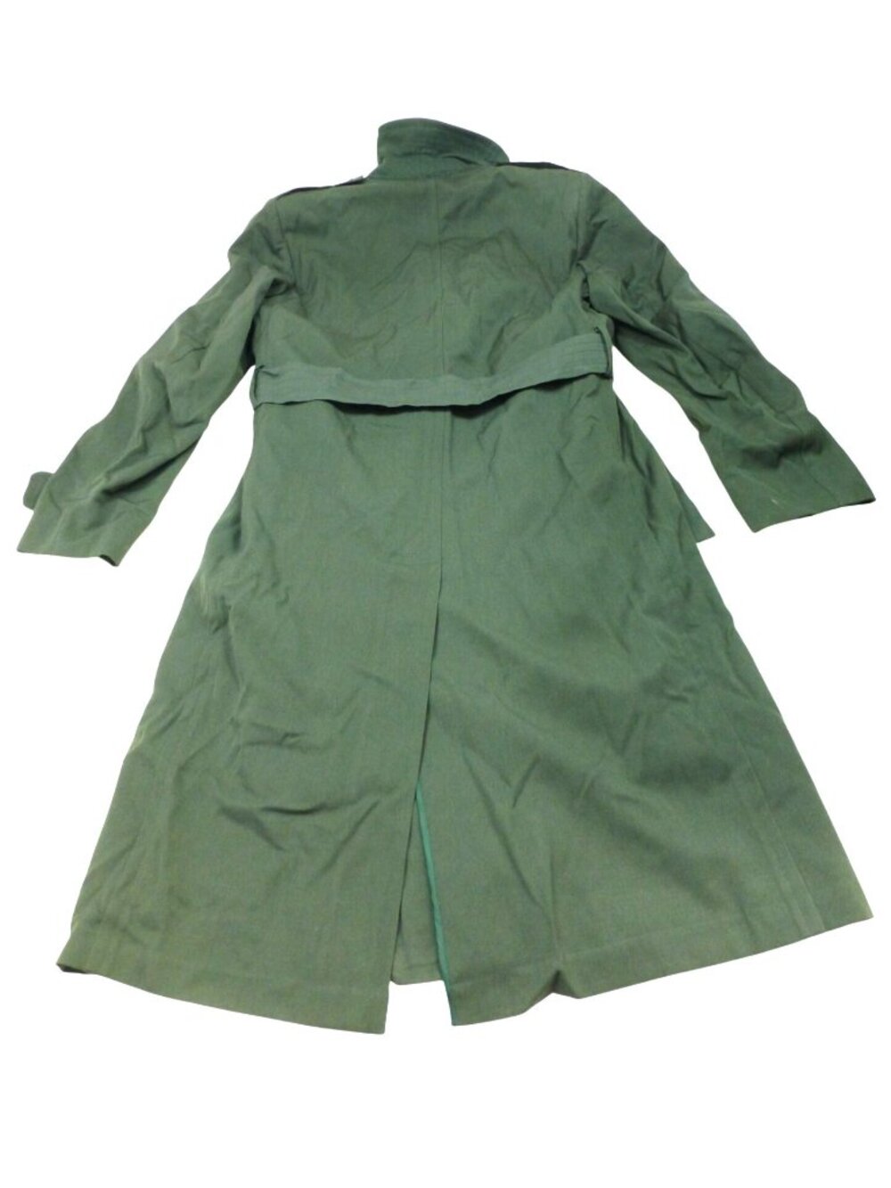 VTG U.S. Army AG-44 Wool Gabardine Overcoat 36R AG-44 Belt & Removable Liner Gre - Picture 2 of 16